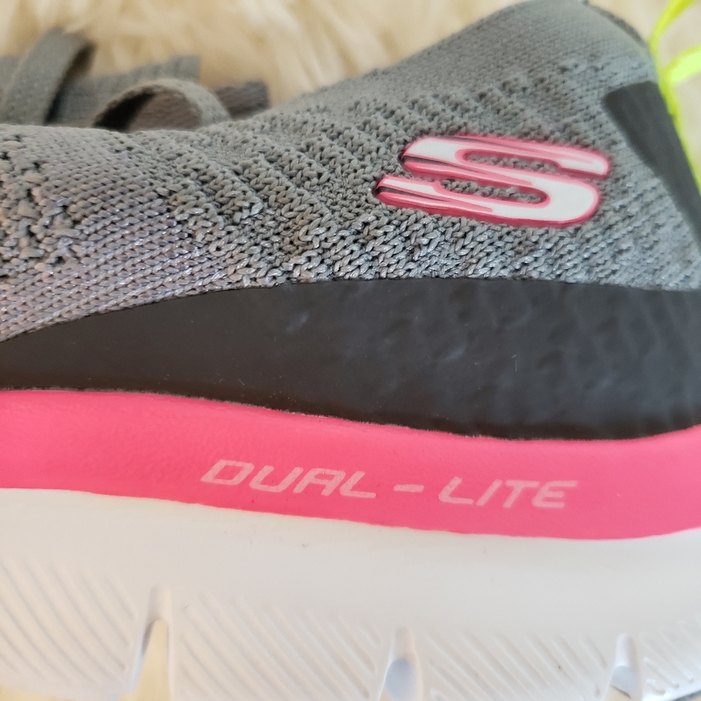 SKECHERS Flex Appeal 2.0 Air-Cooled Stretch Knit Sneakers--NWT--7.5 - Picture 5 of 8